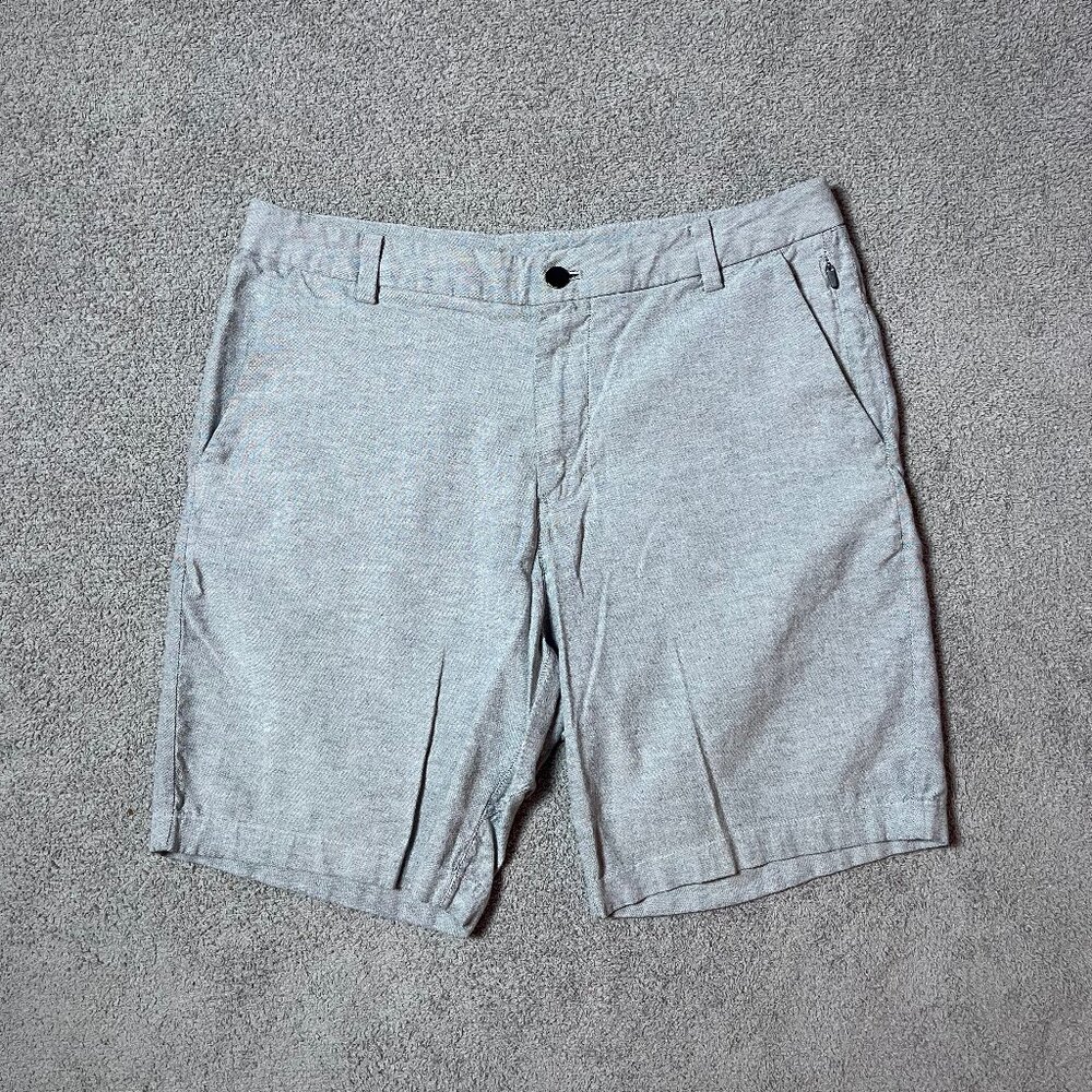 Lululemon Qwick Oxford Commission Classic Shorts 9" Inseam Men's Size 32